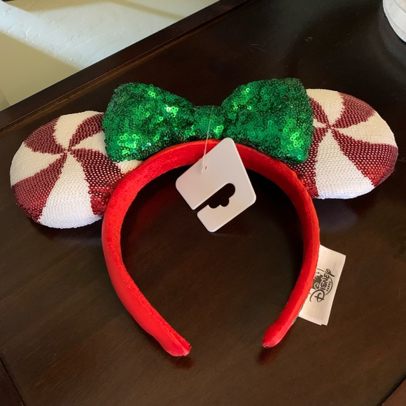 COPY - Minnie Mouse Holiday Sequin Ear Headband for adults - Picture 3 of 3